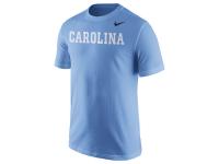 Men North Carolina Tar Heels Nike Wordmark T-Shirt - Light Blue