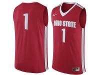 Men Ohio State Buckeyes #1 Nike Replica Jersey - Scarlet