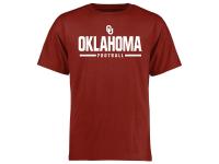 Men Oklahoma Sooners Custom Sport T-Shirt - Crimson