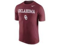 Men Oklahoma Sooners Nike Legend Championship Drive Performance T-Shirt - Crimso