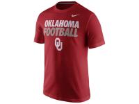 Men Oklahoma Sooners Nike Practice T-Shirt - Crimson