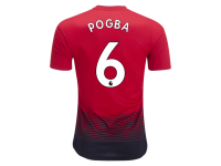 Men Paul Pogba Manchester United 18/19 Authentic Home Jersey by adidas