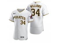 Men Pittsburgh Pirates Trevor Williams Nike White 2020 Jersey