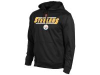 Men Pittsburgh Steelers Majestic Synthetic Hoodie Sweatshirt C Black