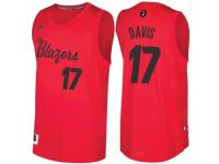 Men Portland Trail Blazers #17 Ed Davis 2016 Christmas Day Red NBA Swingman Jersey