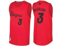 Men Portland Trail Blazers #3 C.J. McCollum Red 2016 Christmas Day NBA Swingman Jersey