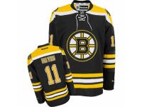 Men Reebok Boston Bruins #11 Jimmy Hayes Premier Black Home NHL Jersey
