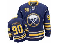 Men Reebok Buffalo Sabres #90 Ryan O'Reilly Premier Navy Blue Home NHL Jersey