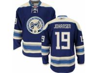 Men Reebok Columbus Blue Jackets #19 Ryan Johansen Premier Navy Blue Third NHL Jersey