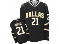 Men Reebok Dallas Stars #21 Antoine Roussel Premier Black NHL Jersey