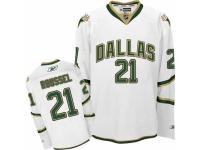 Men Reebok Dallas Stars #21 Antoine Roussel Premier White Third NHL Jersey