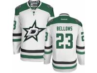 Men Reebok Dallas Stars #23 Brian Bellows Premier White Away NHL Jersey