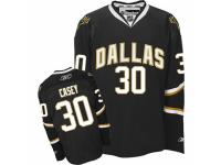 Men Reebok Dallas Stars #30 Jon Casey Premier Black NHL Jersey