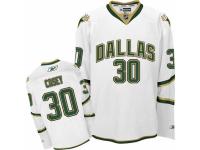 Men Reebok Dallas Stars #30 Jon Casey Premier White Third NHL Jersey