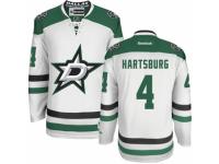 Men Reebok Dallas Stars #4 Craig Hartsburg Premier White Away NHL Jersey