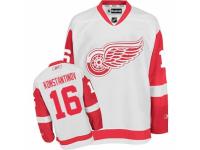 Men Reebok Detroit Red Wings #16 Vladimir Konstantinov Premier White Away NHL Jersey