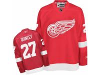 Men Reebok Detroit Red Wings #27 Kyle Quincey Premier Red Home NHL Jersey