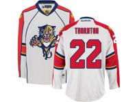 Men Reebok Florida Panthers #22 Shawn Thornton Premier White Away NHL Jersey