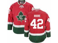 Men Reebok Montreal Canadiens #42 Dominic Moore Red New CD NHL Jersey