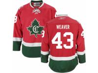 Men Reebok Montreal Canadiens #43 Mike Weaver Red New CD NHL Jersey