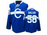 Men Reebok Montreal Canadiens #58 Noah Juulsen Blue Third NHL Jersey
