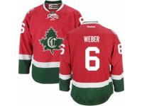 Men Reebok Montreal Canadiens #6 Shea Weber Premier Red New CD NHL Jersey