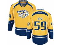 Men Reebok Nashville Predators #59 Roman Josi Premier Gold Home NHL Jersey
