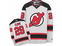 Men Reebok New Jersey Devils #29 Ryane Clowe Premier White Away NHL Jersey