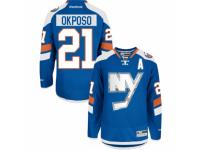 Men Reebok New York Islanders #21 Kyle Okposo Premier Royal Blue 2014 Stadium Series NHL Jersey
