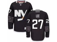 Men Reebok New York Islanders #27 Anders Lee Premier Black Third NHL Jersey