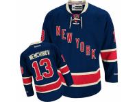 Men Reebok New York Rangers #13 Sergei Nemchinov Premier Navy Blue Third NHL Jersey