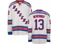 Men Reebok New York Rangers #13 Sergei Nemchinov Premier White Away NHL Jersey