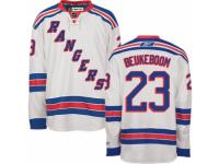 Men Reebok New York Rangers #23 Jeff Beukeboom Premier White Away NHL Jersey