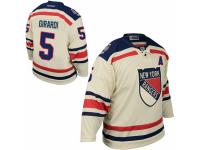 Men Reebok New York Rangers #5 Dan Girardi Premier Cream 2012 Winter Classic NHL Jersey