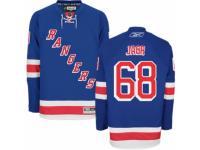 Men Reebok New York Rangers #68 Jaromir Jagr Premier Royal Blue Home NHL Jersey