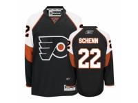 Men Reebok Philadelphia Flyers #22 Luke Schenn Premier Black Third NHL Jersey