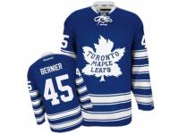 Men Reebok Toronto Maple Leafs #45 Jonathan Bernier Premier Royal Blue 2014 Winter Classic NHL Jersey