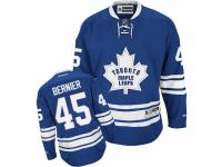 Men Reebok Toronto Maple Leafs #45 Jonathan Bernier Premier Royal Blue New Third NHL Jersey