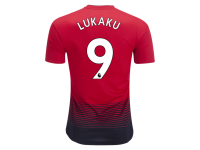 Men Romelu Lukaku Manchester United 18/19 Authentic Home Jersey by adidas