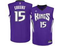 Men Sacramento Kings DeMarcus Cousins adidas Purple Replica Road Jersey