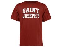 Men Saint Joseph Hawks Everyday T-Shirt - Cardinal