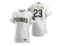 Men San Diego Padres Fernando Tatis Jr. Nike White Golden Edition Jersey