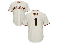 Men San Francisco Giants Majestic Cream Father's Day Gift Cool Base Jersey