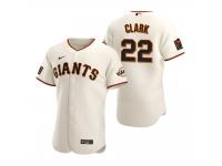 Men San Francisco Giants Will Clark Nike White 2020 Jersey