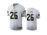 Men Shaquill Griffin Seahawks White 100th Season Golden Edition Jersey