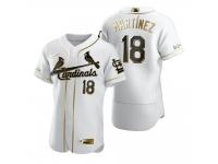 Men St. Louis Cardinals Carlos Martinez Nike White Golden Edition Jersey