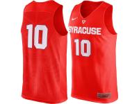 Men Syracuse Orange #10 Nike Authentic Basketball Jersey - Orange