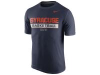 Men Syracuse Orange Nike Basketball Practice Performance T-Shirt - Navy