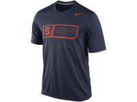 Men Syracuse Orange Nike Training Day Legend Dri-FIT Performance T-Shirt - Navy Blue