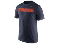 Men Syracuse Orange Nike Wordmark T-Shirt - Navy Blue
